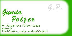 gunda polzer business card